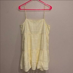 Yellow spring dress